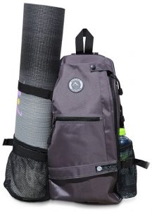 yoga mat and backpack