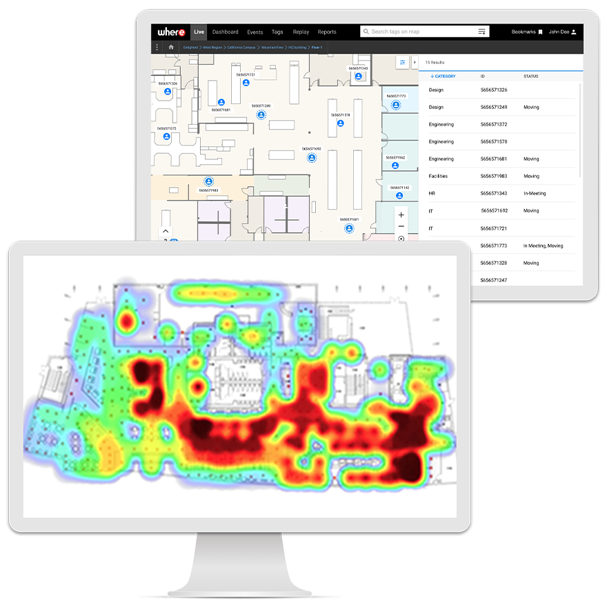 Thermal heat mapping